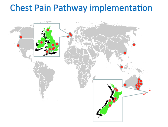 Some of where accelerated diagnostic pathways have been implemented.