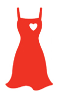 The US red-dress logo which is their national symbol for women and heart disease